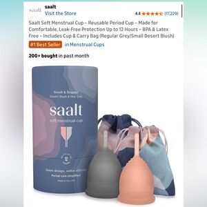 Saalt Soft Menstrual Cup Set - Multi-Color